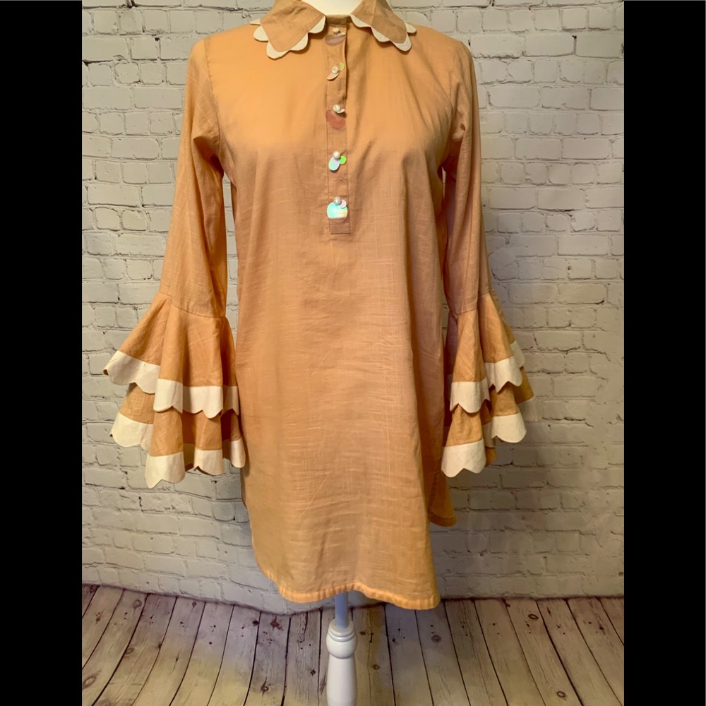 Unique Tunic dress with gorgeous detailed sleeves